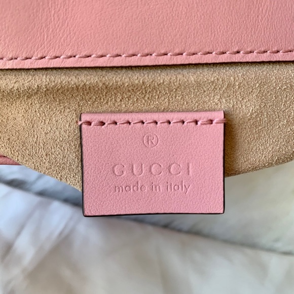 Gucci Pastel Pink Mini Marmont Tote - Picture 10 of 16